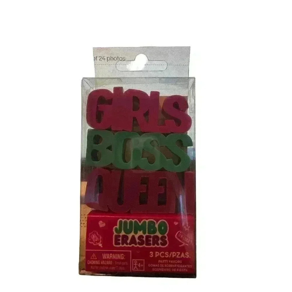 Jumbo Erasers Girl/Boss/Queen